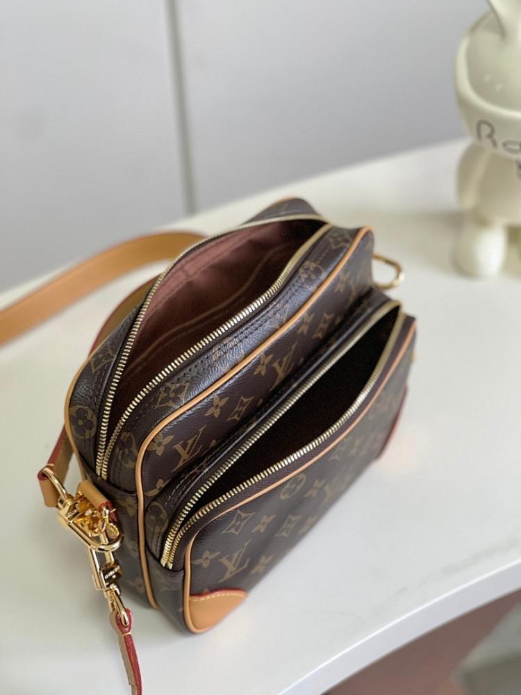 Modern Monogram Leather Shoulder Bag