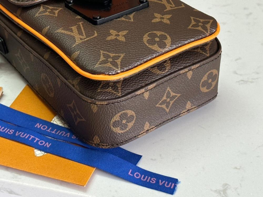 Luxury Monogram Leather Shoulder Bag – Limited Edition