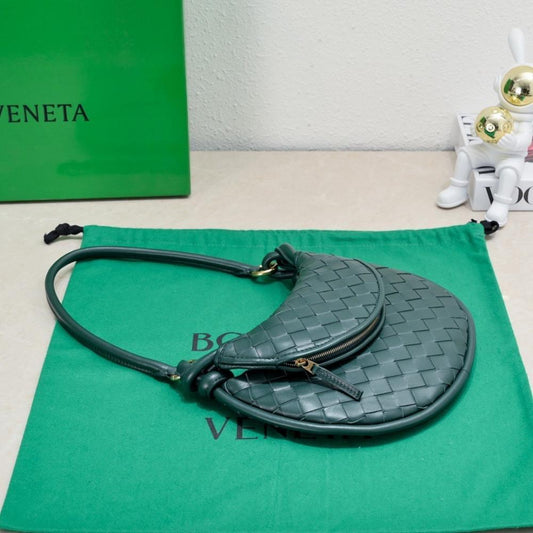 Bobby Woven Leather Shoulder Bag