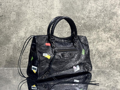 Leather Top Handle Bag