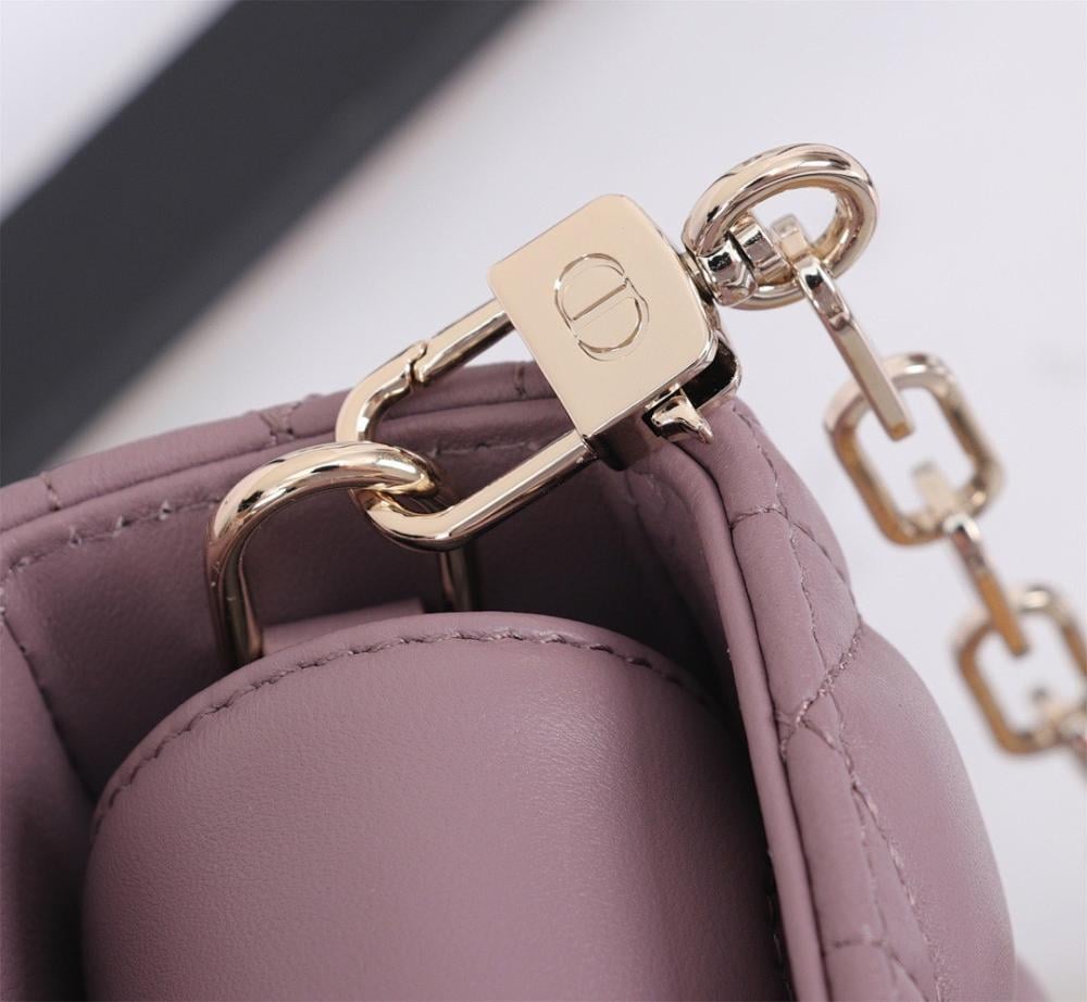 Modern Pink Lambskin Crossbody Bag – Limited Edition