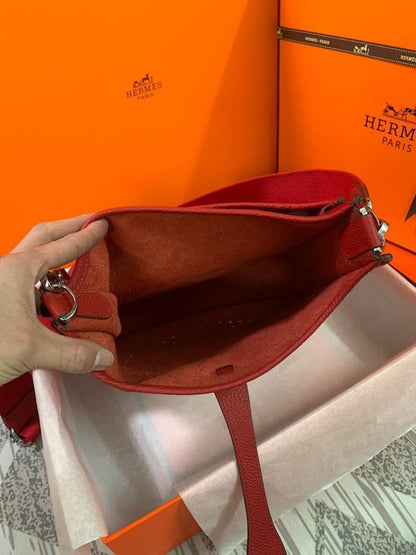 Stylish Premium Pink Leather Shoulder Bag