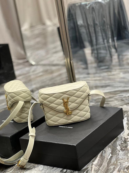 Alma Quilted Leather Top Handle Bag