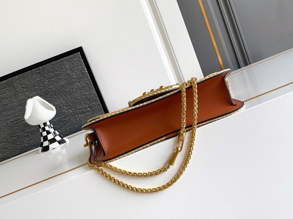 Luxury Raffia Shoulder Bag – Limited Edition