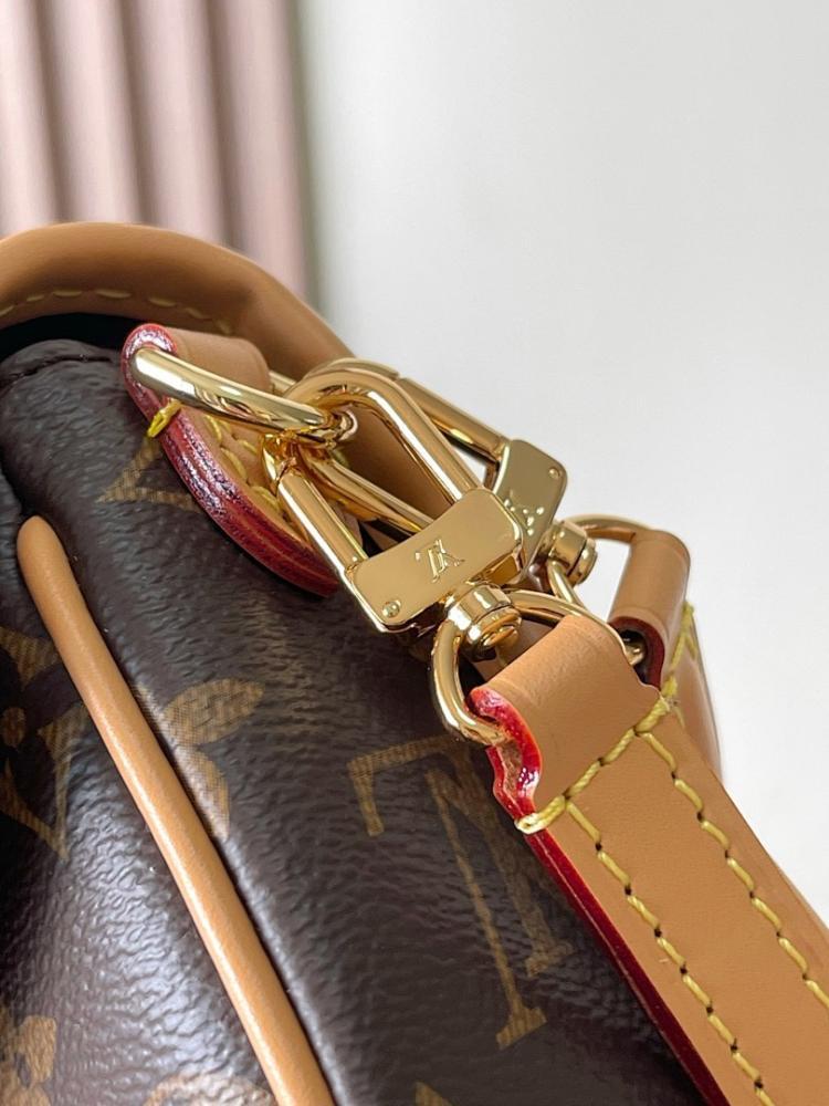 Diane Monogram Leather Crossbody Bag