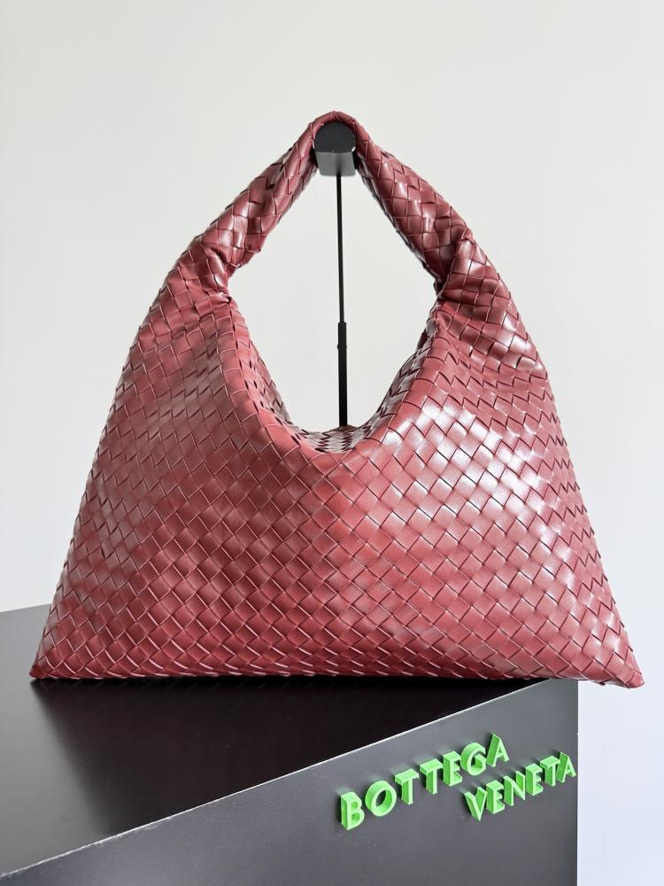Woven Leather Top Handle Bag