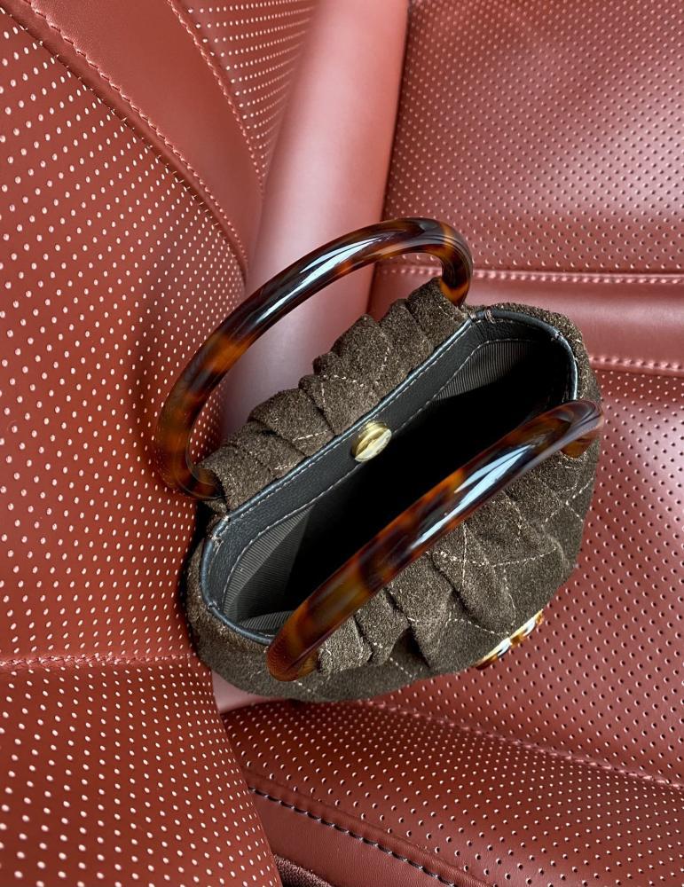 Leather Top Handle Bag