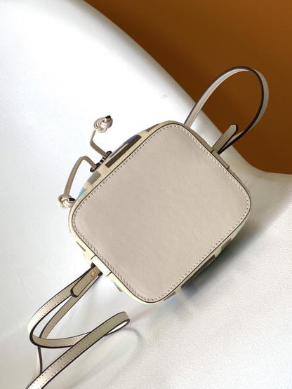 Embroidered Bucket Bag