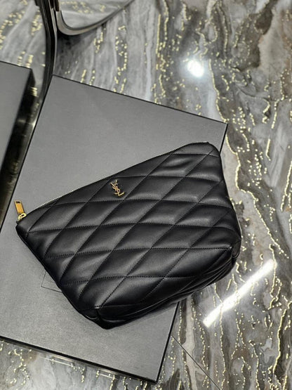 Classic Modern Quilted Leather Shoulder Bag