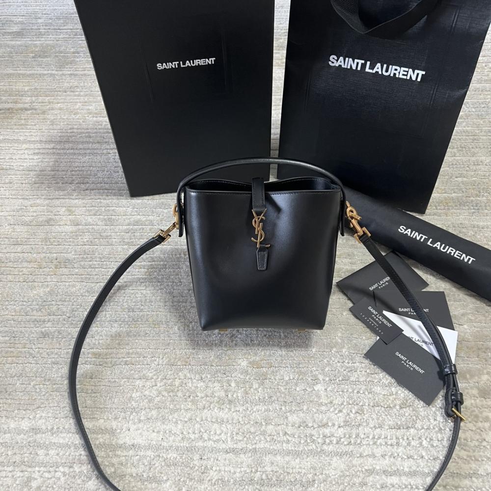 Leather Bucket Bag