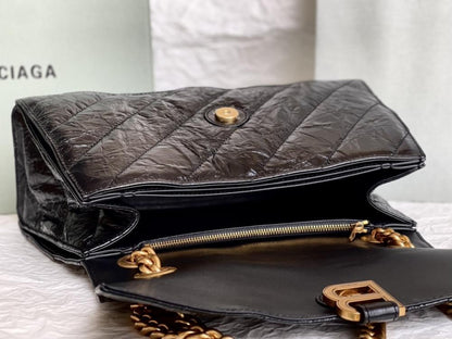 Classic Leather Top Handle Bag