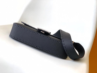 Classic Leather Top Handle Bag