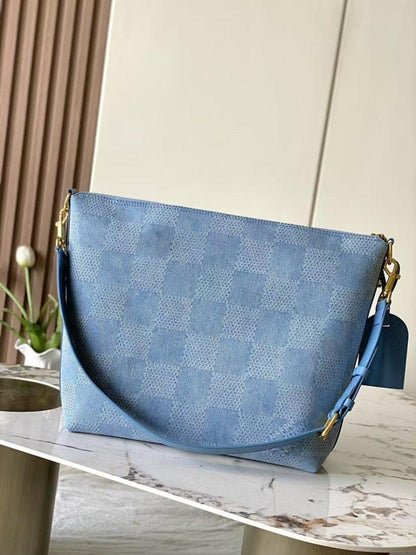Modern Luxury Denim Hobo Bag – Limited Edition
