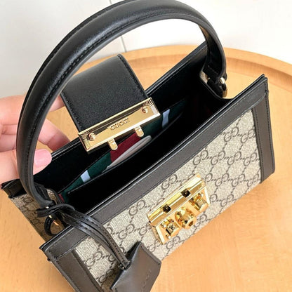 Luxury Refined Top Handle Bag