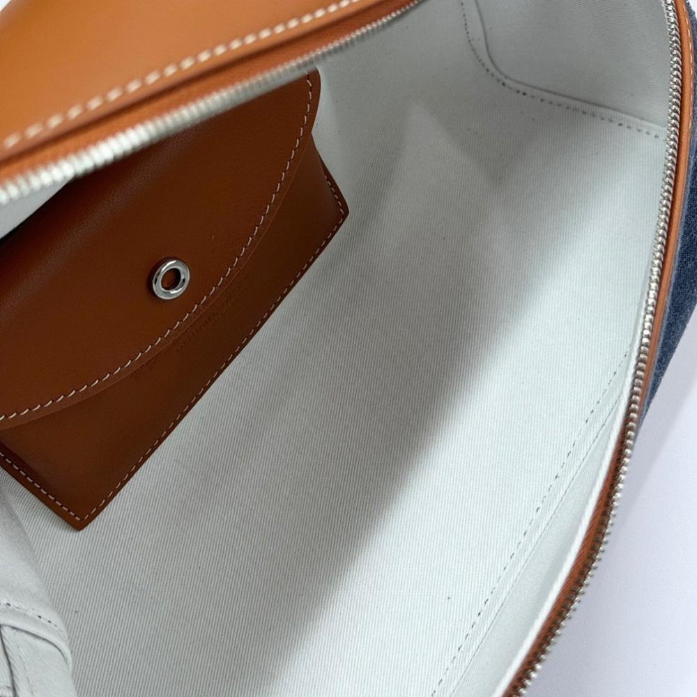 Stylish Refined Blue Denim Shoulder Bag