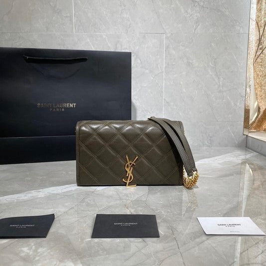 Alma Gold Leather Top Handle Bag