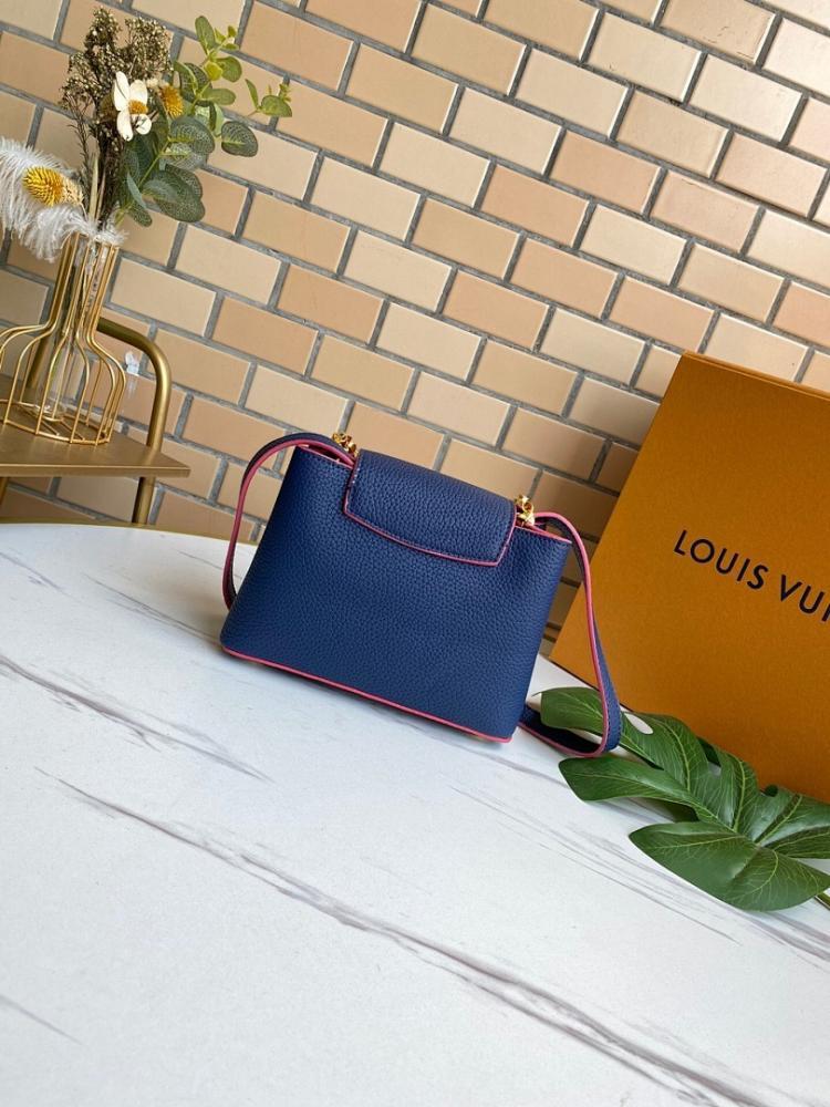 Capucines Leather Top Handle Bag
