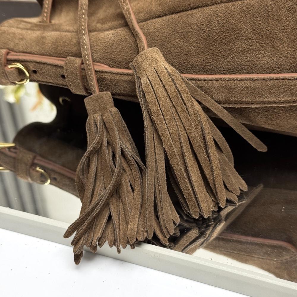 Leather Bucket Bag
