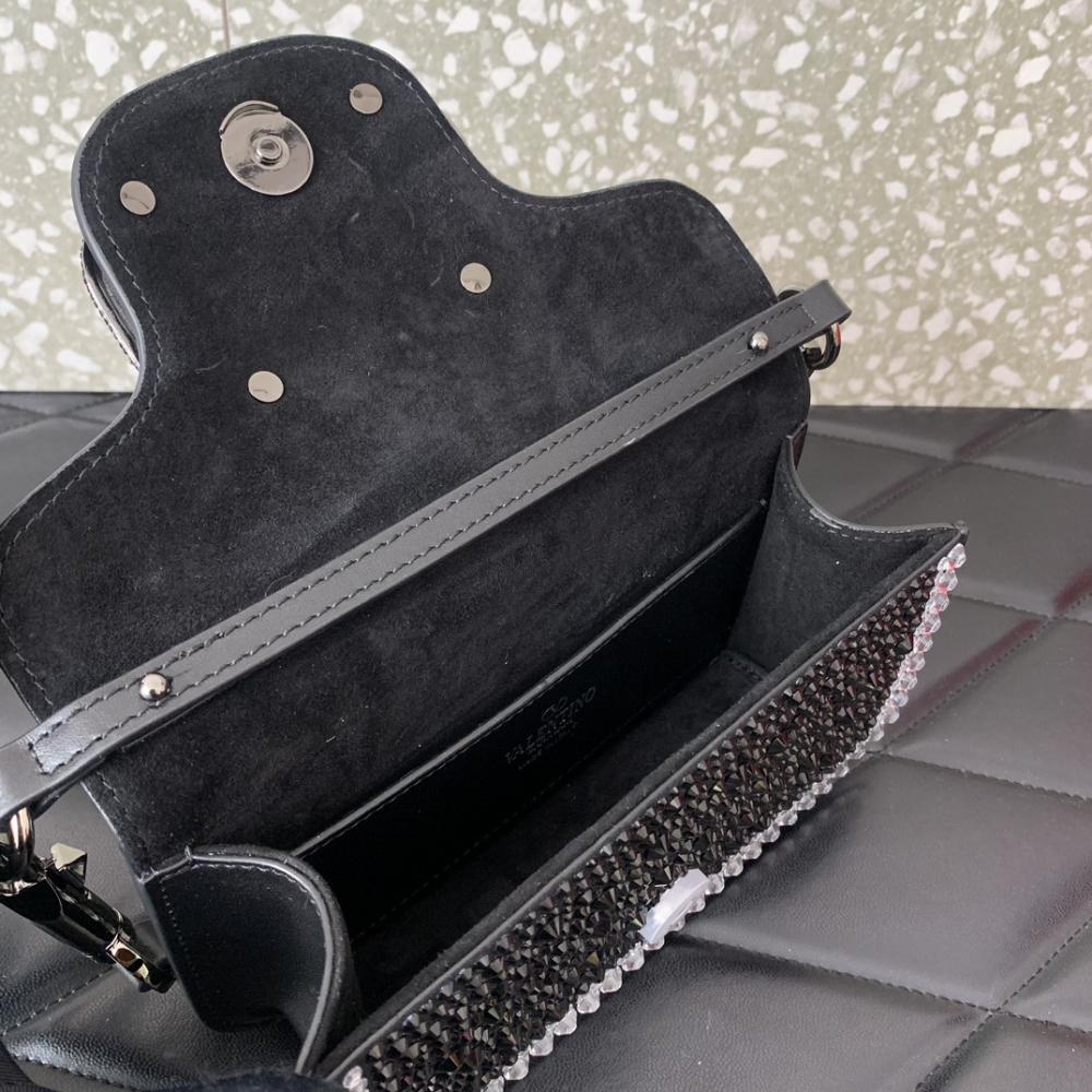 Crystal-Embellished Crossbody Bag