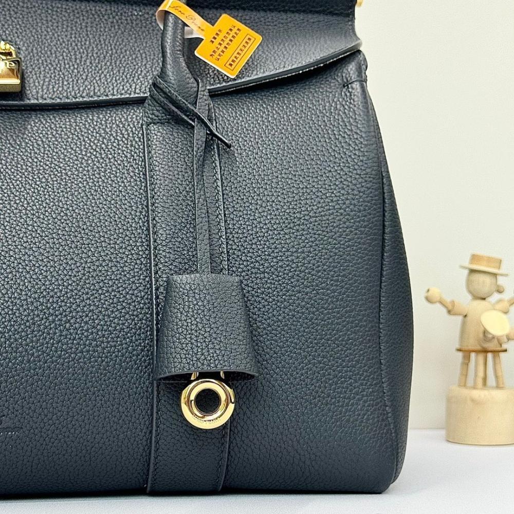 Classic Modern Calfskin Top Handle Bag