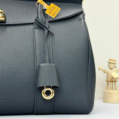 Classic Modern Calfskin Top Handle Bag