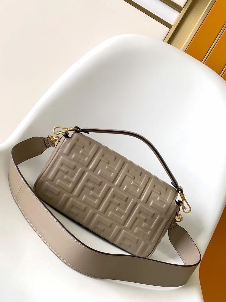 Gold Leather Crossbody Bag
