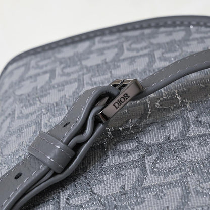 Classic Black Printed Calfskin Shoulder Bag – Limited Edition