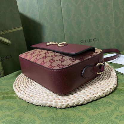Luxury Refined Red Top Handle Bag