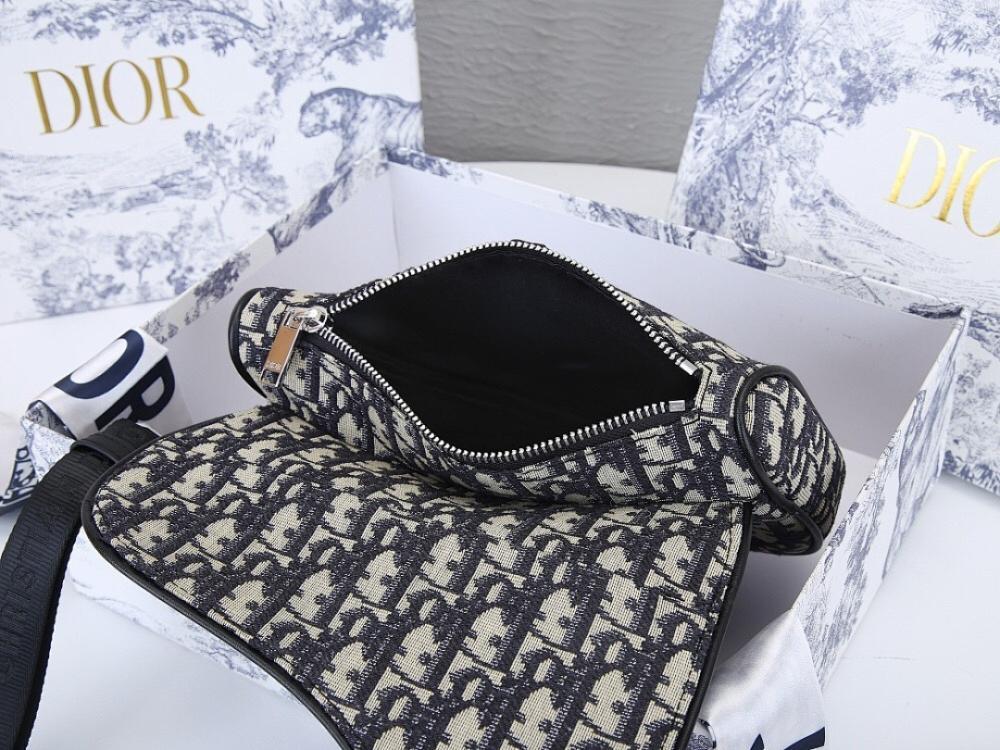 Italian-Inspired Stylish Monogram Calfskin Shoulder Bag
