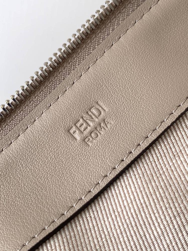 Embroidered Calfskin Shoulder Bag