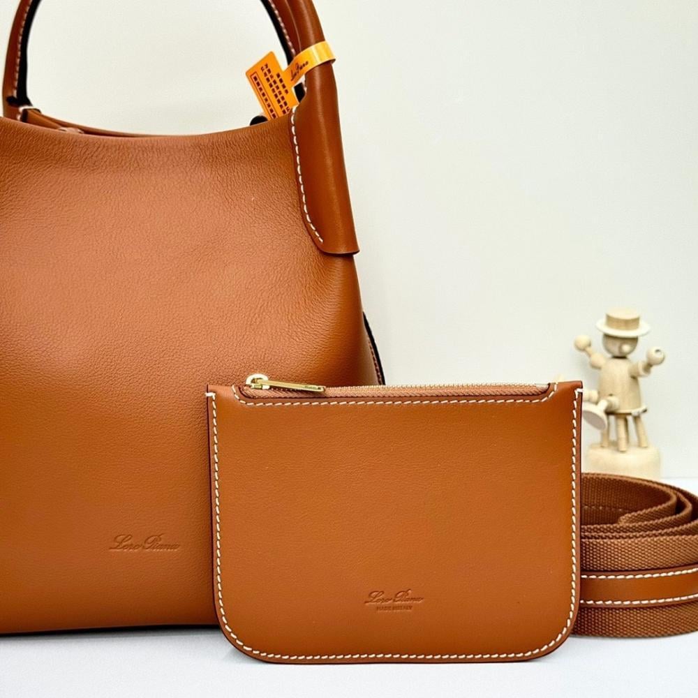 Luxury Stylish Gold Calfskin Shoulder Bag