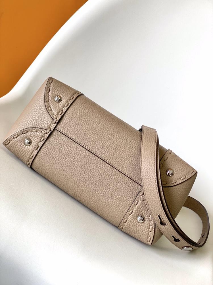 Calfskin Top Handle Bag