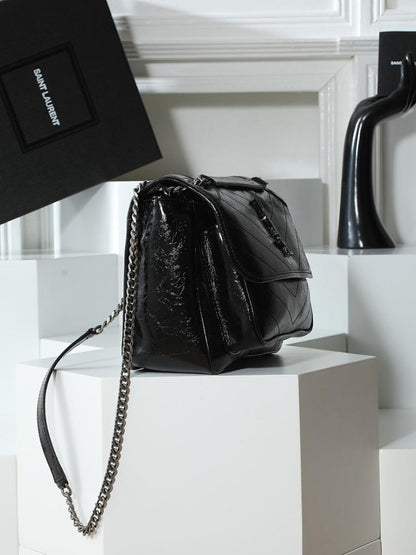 Luxury Leather Top Handle Bag – Limited Edition