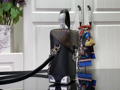 Luxury Leather Top Handle Bag