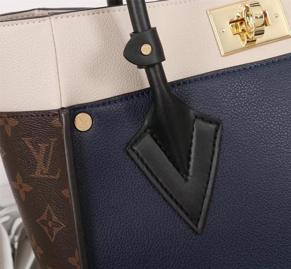 Classic Elegant Monogram Calfskin Shoulder Bag