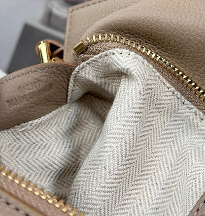 Luxury Refined Printed Top Handle Bag