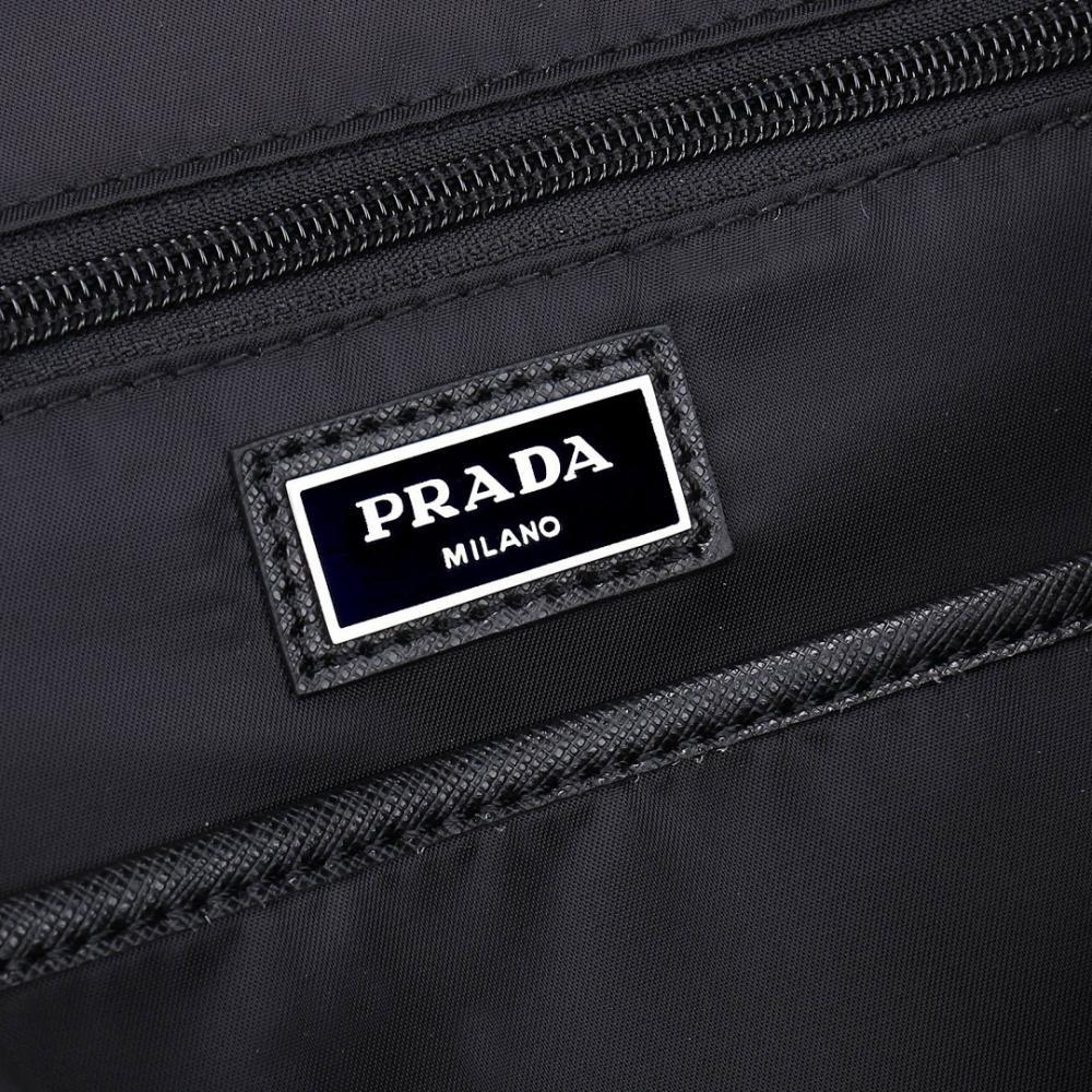 Modern Italian-Inspired Nylon Top Handle Bag