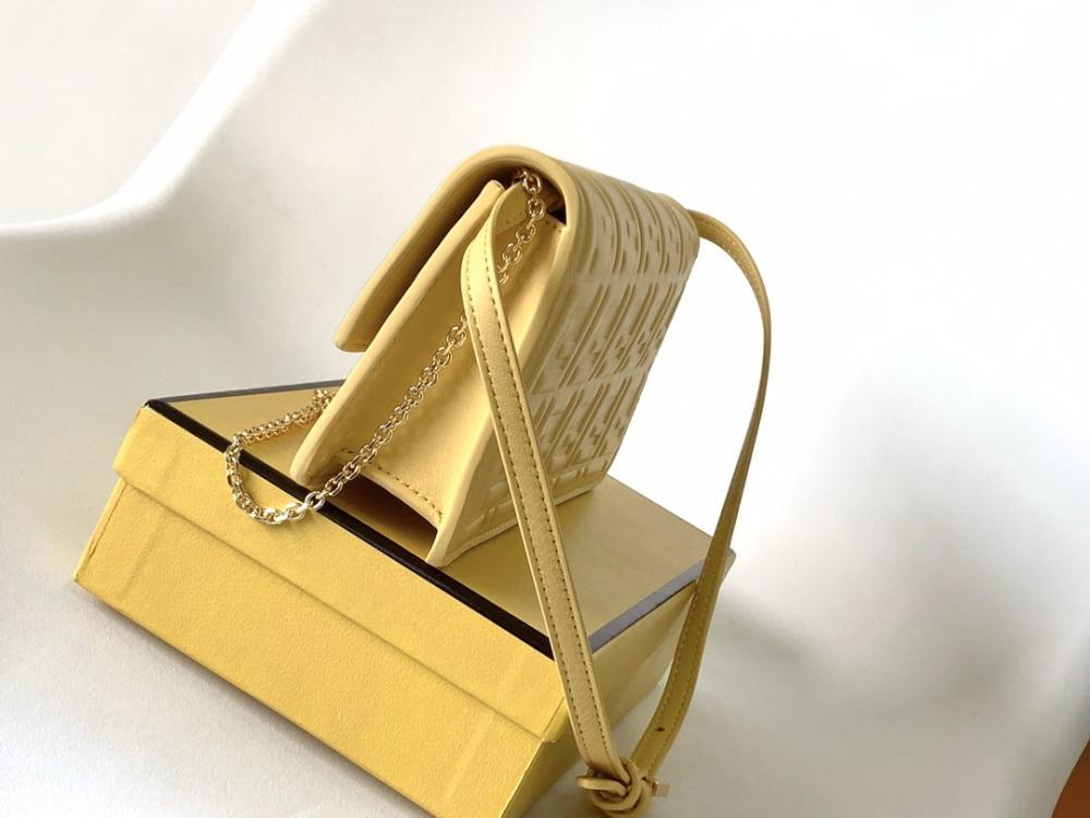 Baguette Leather Shoulder Bag