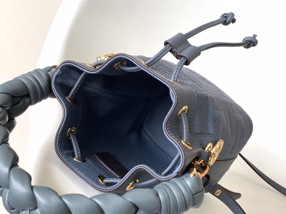 Embroidered Bucket Bag