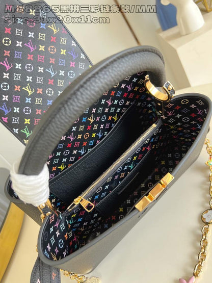 Calfskin Top Handle Bag