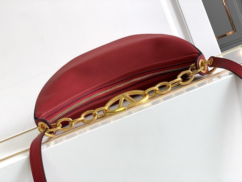 Elegant Stylish Gold Lambskin Shoulder Bag
