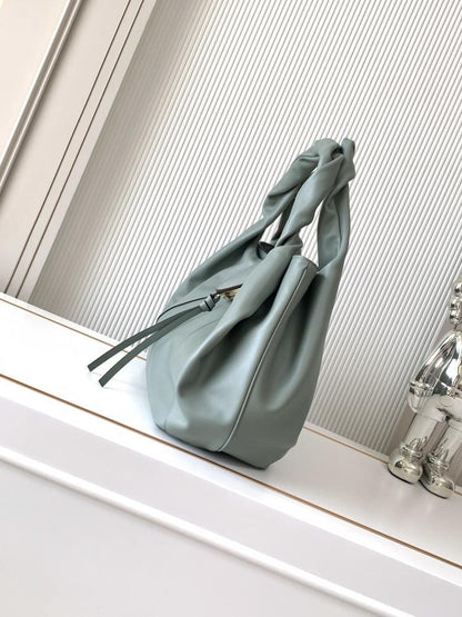 Leather Top Handle Bag
