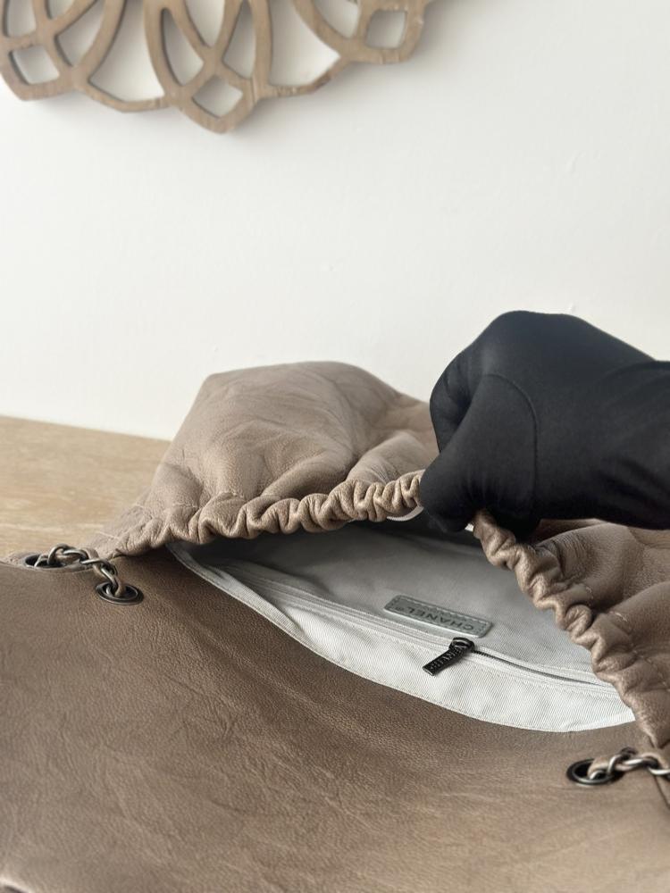 Leather Top Handle Bag