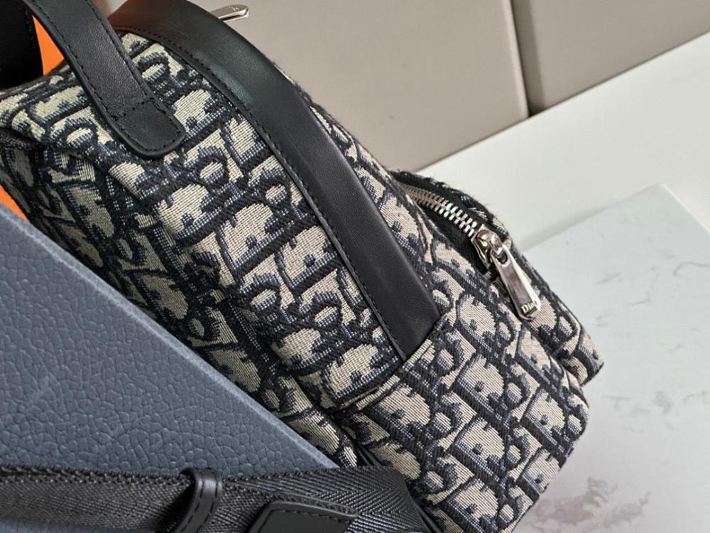 Modern Luxury Black Printed Leather Backpack – Limited Edition