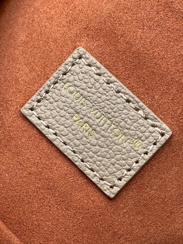 Modern Italian-Inspired Monogram Leather Top Handle Bag