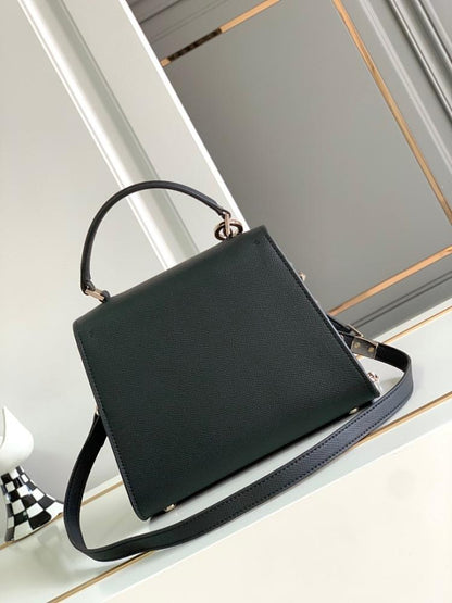 Stylish Crystal-Embellished Calfskin Shoulder Bag – Limited Edition