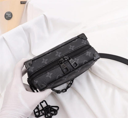 Modern Monogram Canvas Crossbody Bag – Limited Edition