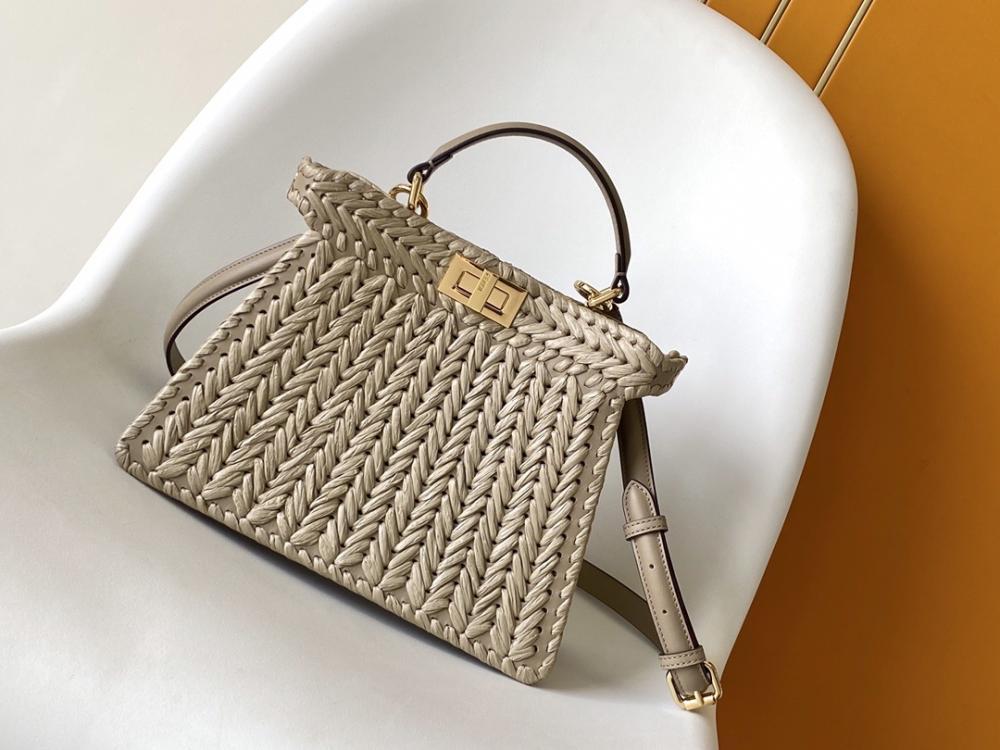 Woven Raffia Shoulder Bag