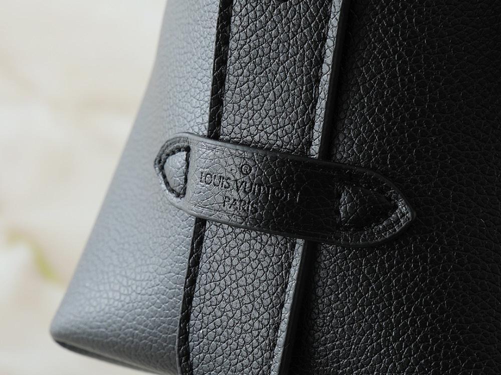 Elegant Stylish Monogram Leather Messenger Bag