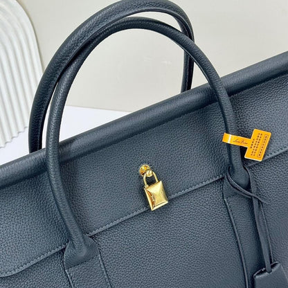 Classic Modern Calfskin Top Handle Bag